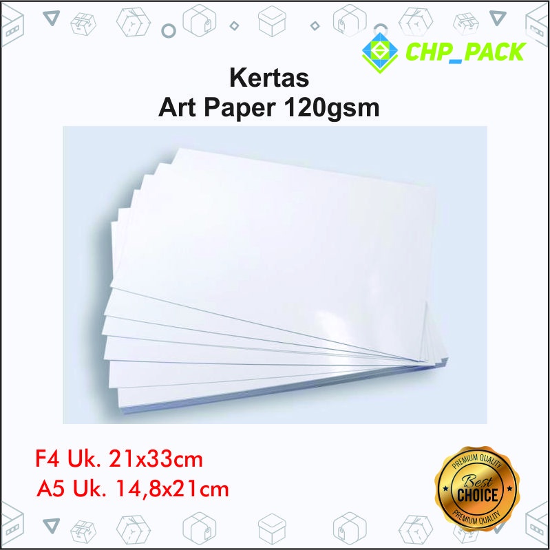 

Kertas Art Paper 120 - 150gsm F4, Flyer/ Poster/ Kartu nama/ Ucapan terima kasih/ Pamflet