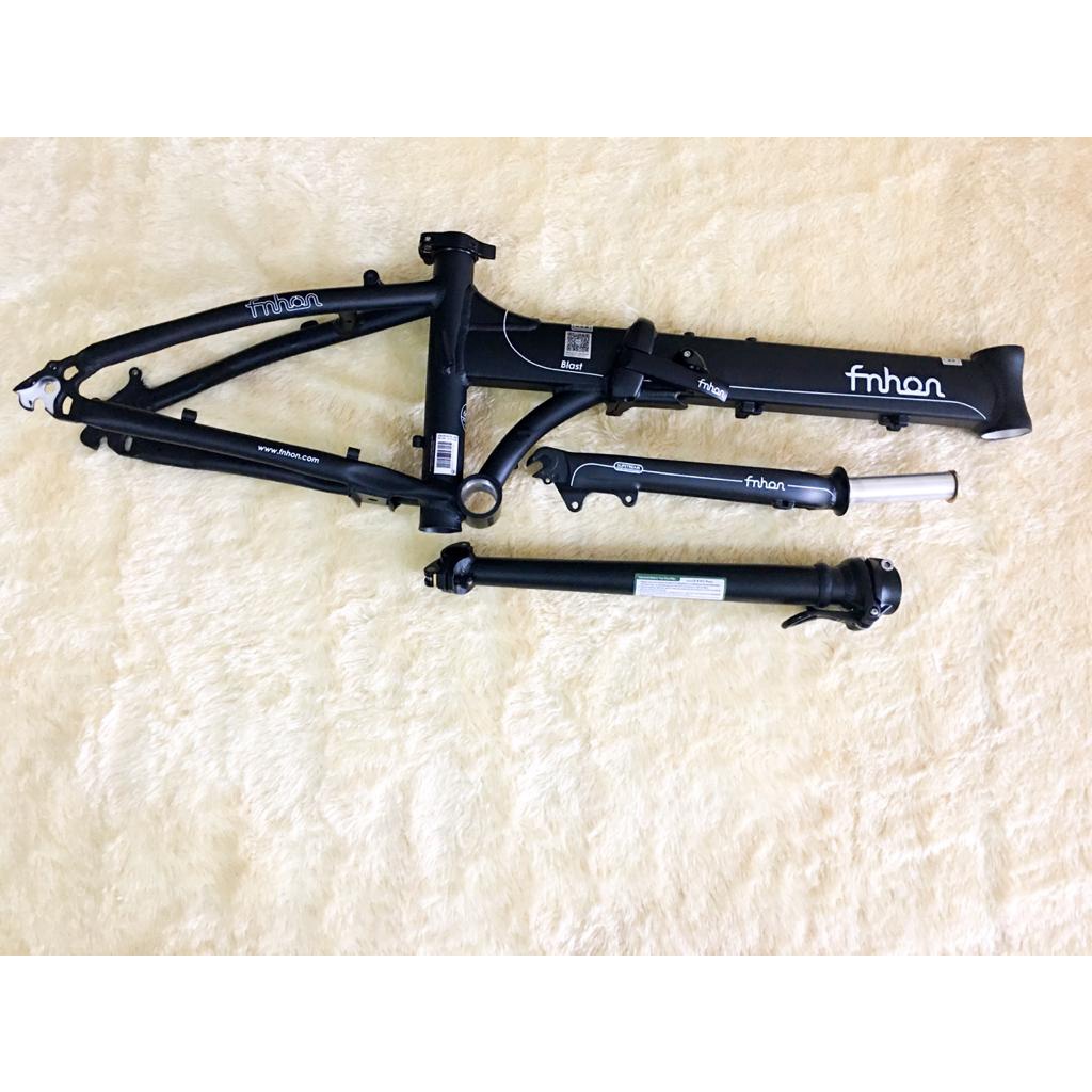 Frame set &amp; handle post HP FNHON BLAST Hitam Doff Discbrake