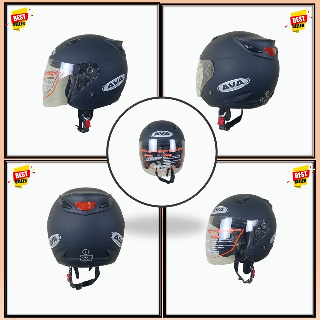 helm motor sni full face kyt murah sni full face ava Helm Motor Half Face Dewasa AVA Centro SS7