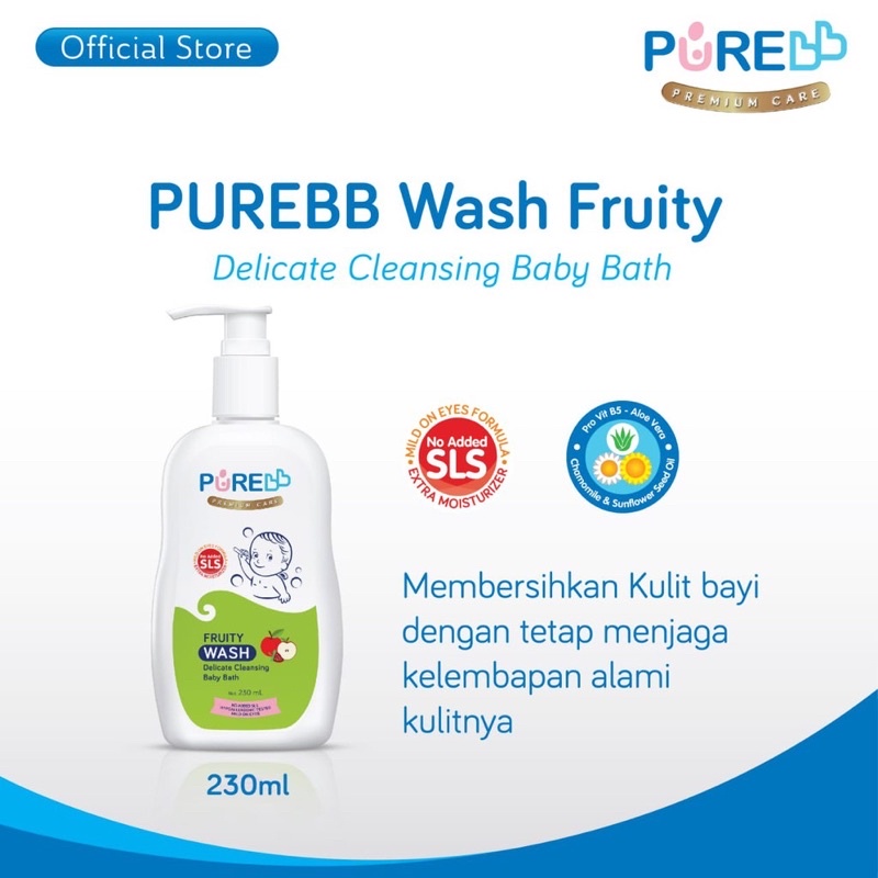 Pure Baby Wash Fruity&amp;Freshy 230ml