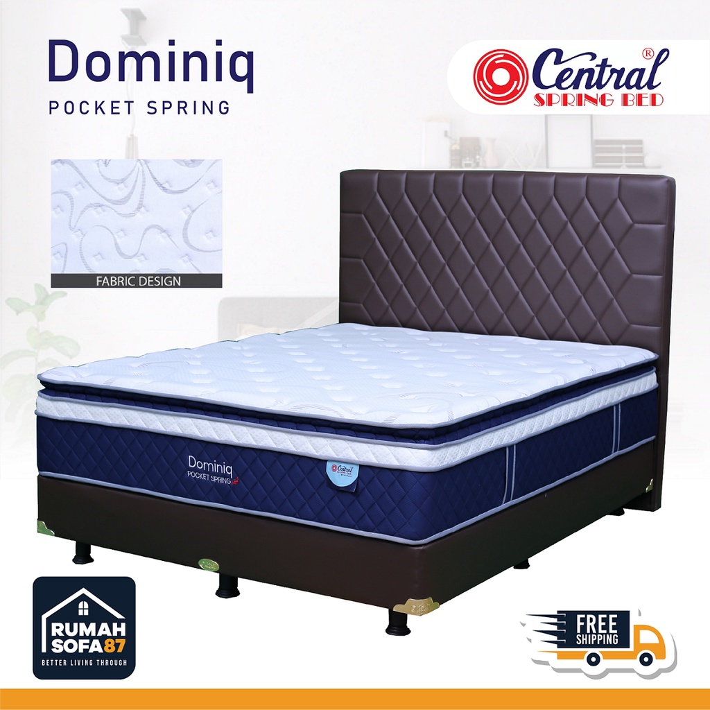 springbed central dominic plushtop pillowtop 160x200x37 matras only