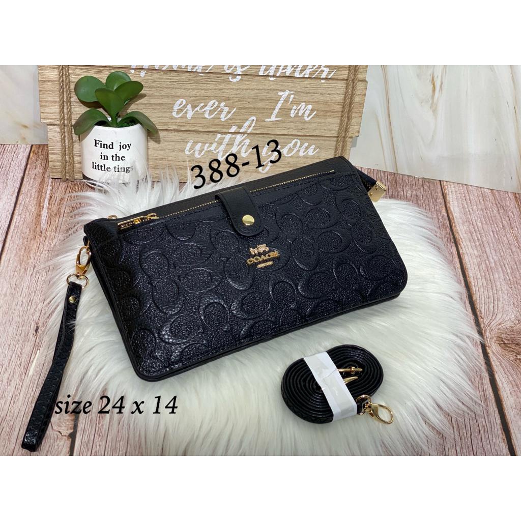 CLUTCH HANDBAG 3 RUANG IMPORT PREMIUM 388 EMBOSS DAN WP