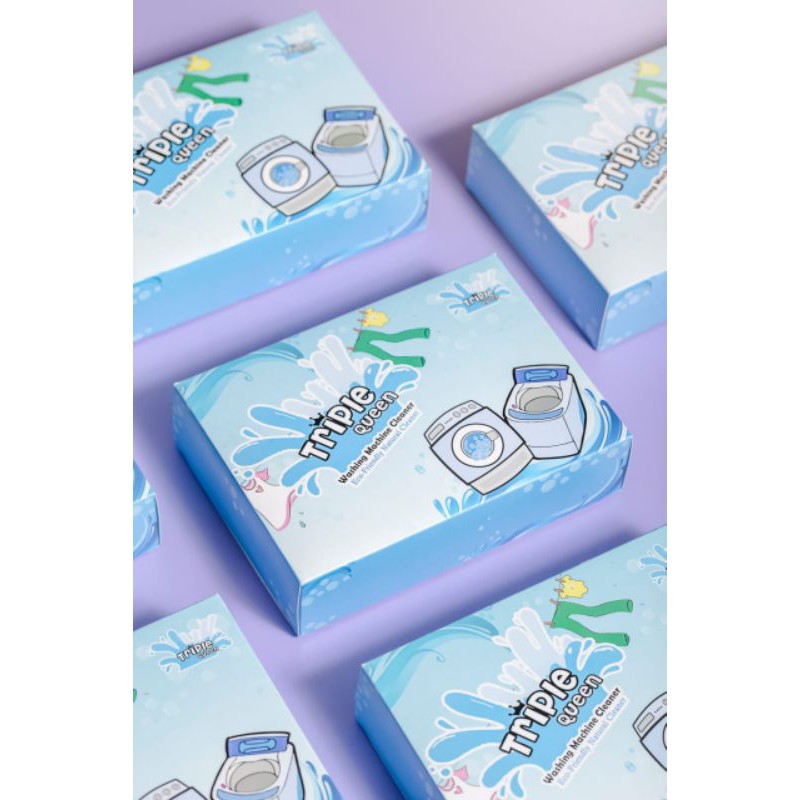 Triple Queen washing machine cleaner pembersih mesin cuci 500gr