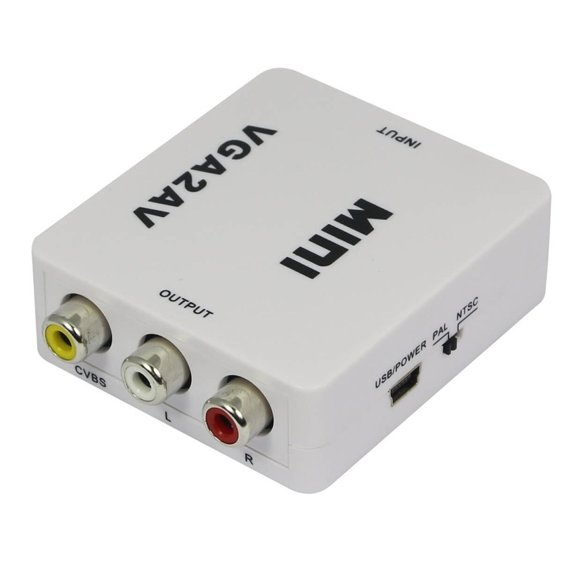 VGA to RCA CONVERTER / Converter VGA to AV / VGA to AV Mini Converter