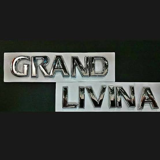 Emblem Logo Mobil Grand Livina Emblem Warna Chrome