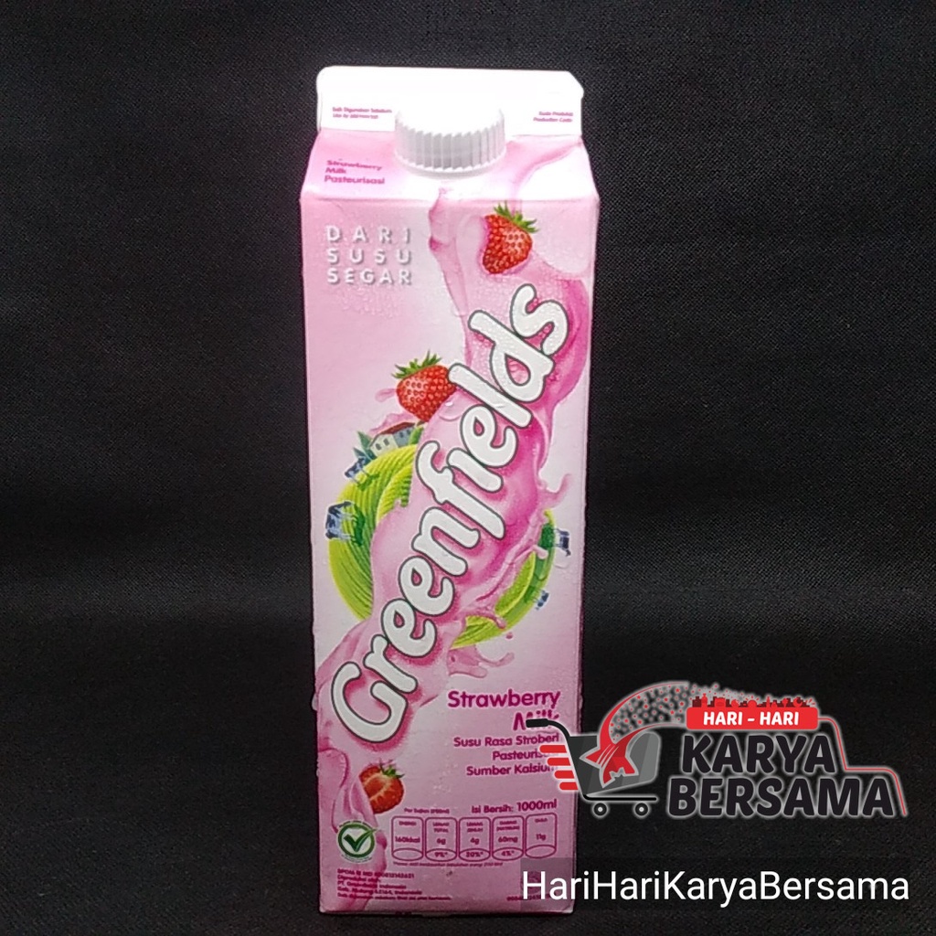 

GREENFIELDS GREEN FIELDS FRESH MILK PASTEURISASI STRAWBERRY 950ML