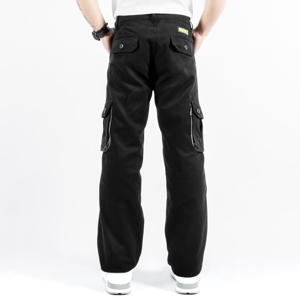 Gizmo Celana Cargo Panjang Prime Black