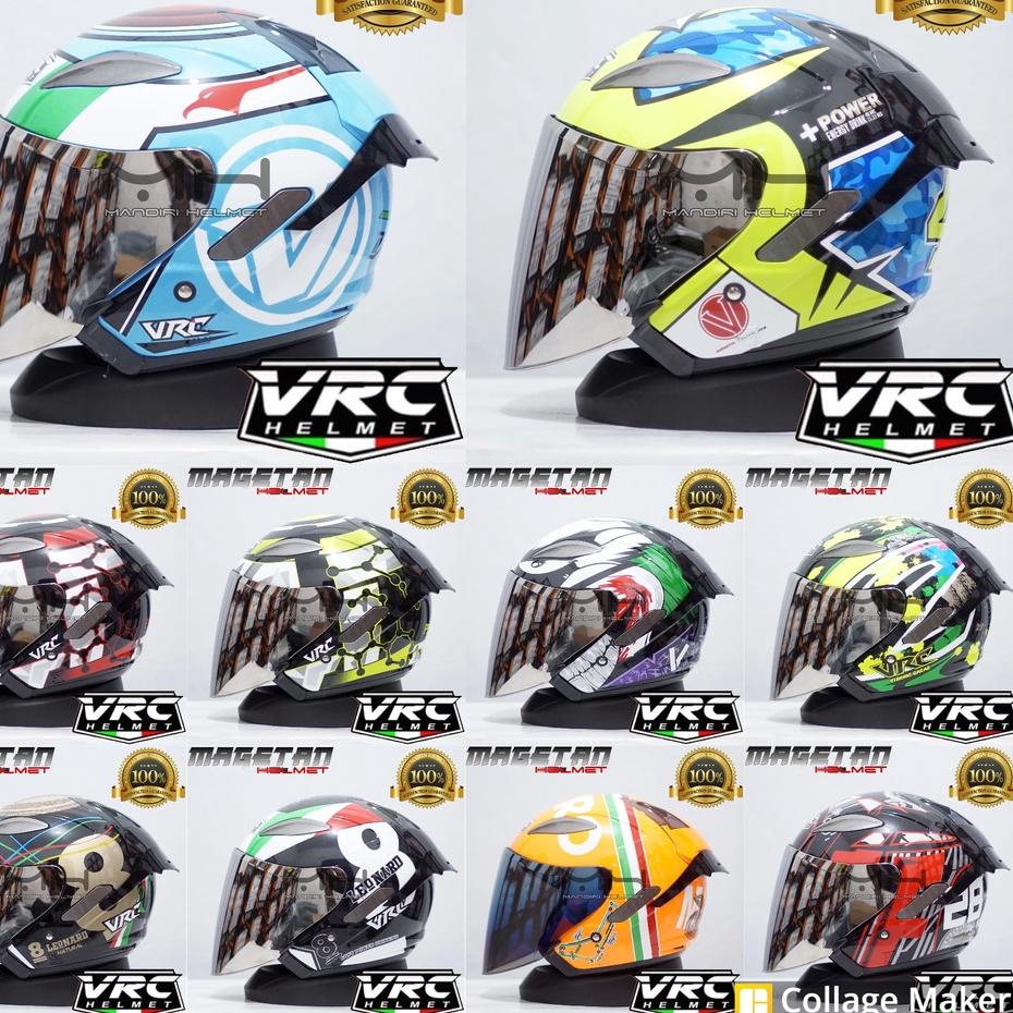 Ready Stok HELM CENTRO VRC MOTIF ORIGINAL _HELM CENTRO MOTIF Free Spoiler harga bersaing