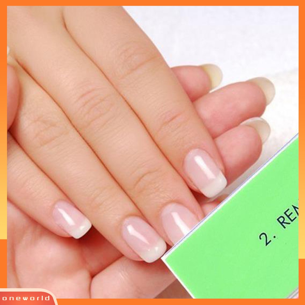 (ONWO) 1pc Balok Buffer Pengamplas / Pemoles Kuku Untuk Manicure