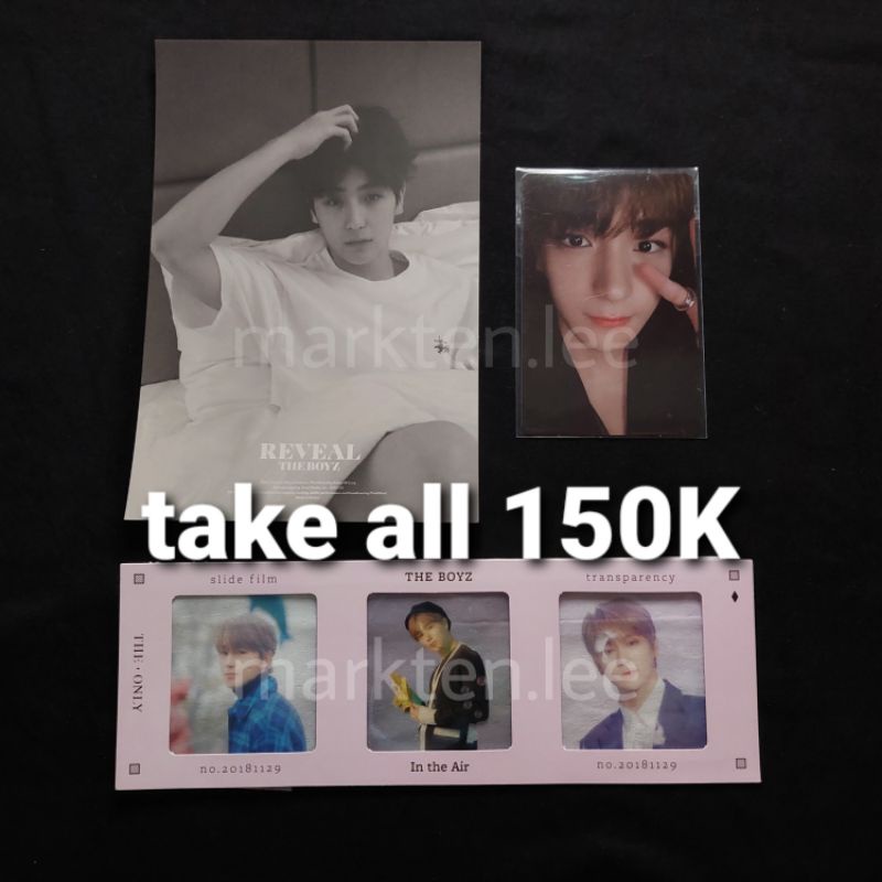 THE BOYZ OFFICIAL PHOTOCARD — Hyunjae Thrilling Kick B ver, Chase MMT #1 POB, Reveal Boy Postcard + 