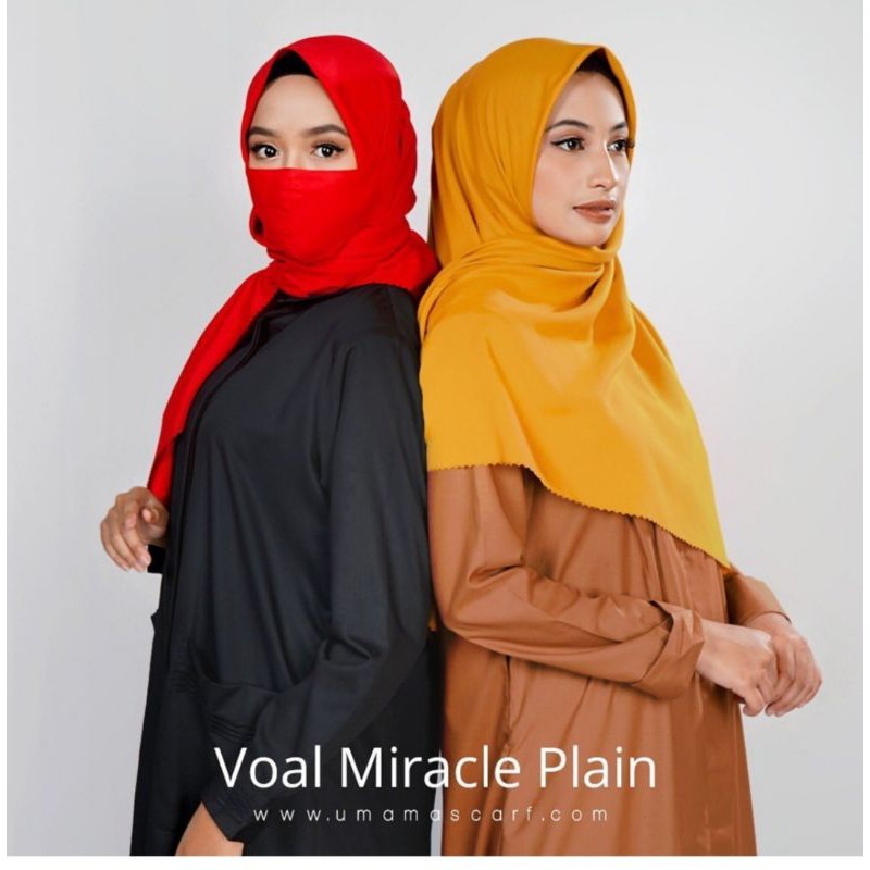 Umama Segiempat Voal Miracle Laser Masker