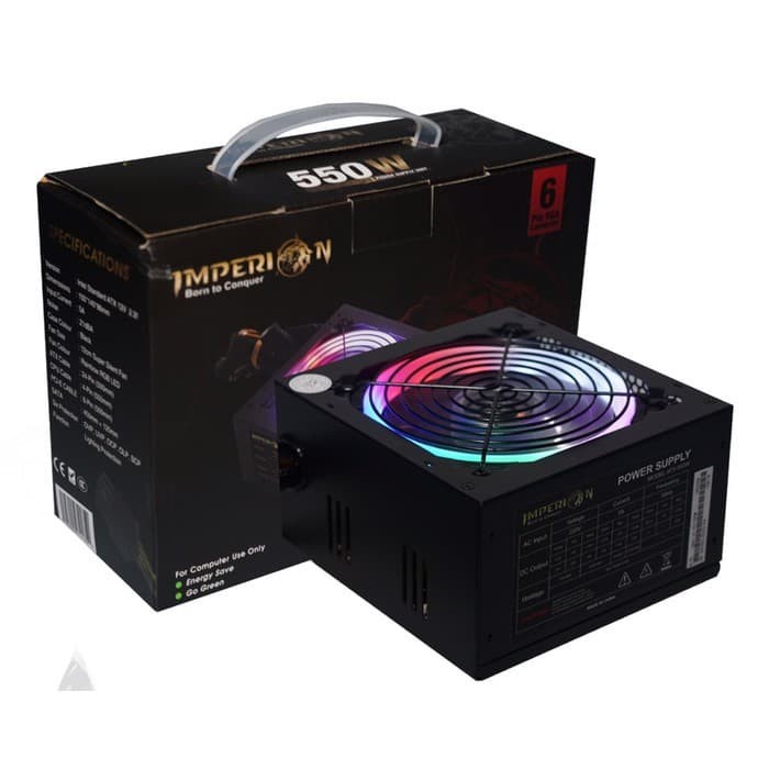 Imperion Power Supply 550W RGB - Psu 6 Pin