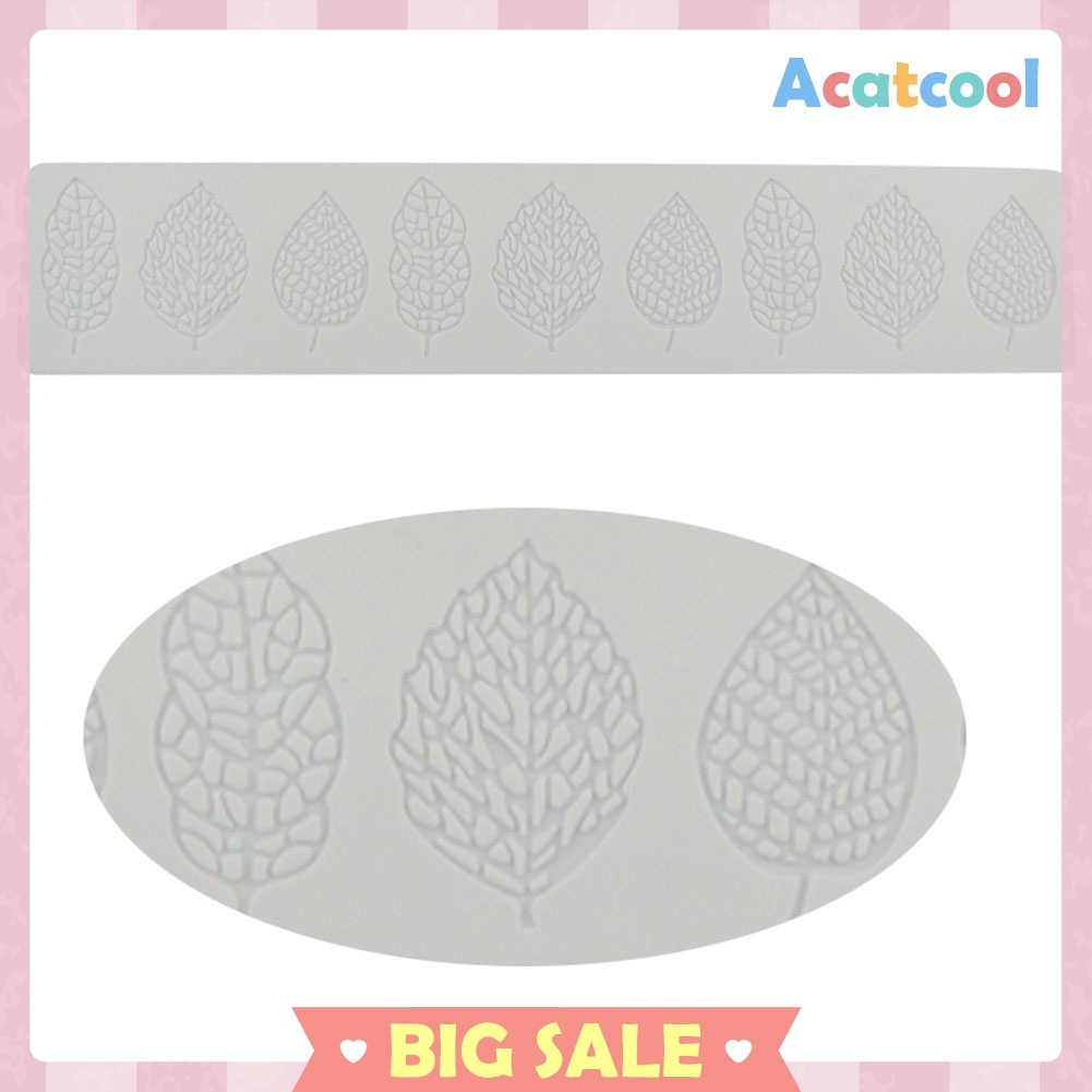 Silicone Leaf Shape Fondant ​Molds Chocolate Mould for Cake Pastry Decor