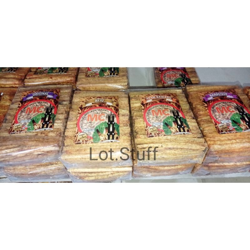 

Snack Talas/Stick Keladi/Stick Talas Susun MC Khas Pontianak Uk. Besar