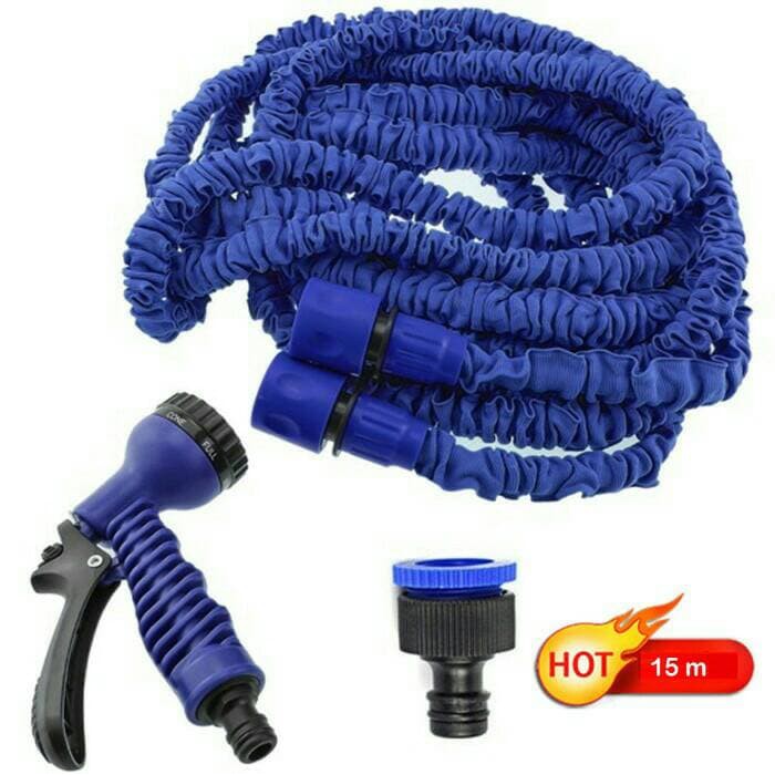Rumah Tangga - Ledeng - Filter Keran Air Magic X Hose Xhose Selang Cuci Mobil Motor Taman 15M /