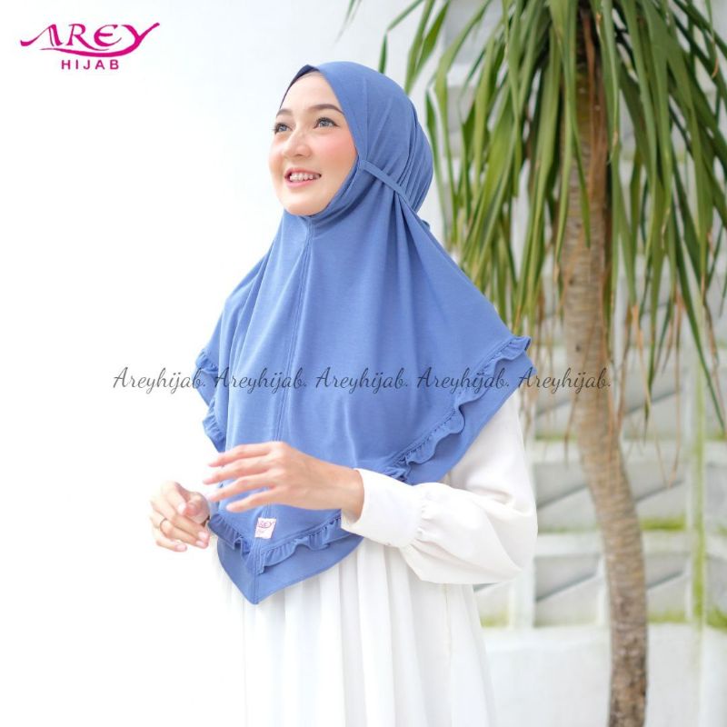 JILBAB INSTAN BERGO AMEL AREY HIJAB JERSEY AIRIS