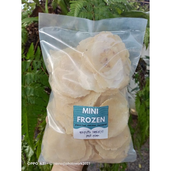 Emping Belinjo Asli Lampung Emping Melinjo Emping Mentah Emping Berat 250 gram