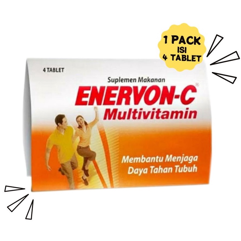 Enervon-c Multivitamin 1 Strip 4 Tablet