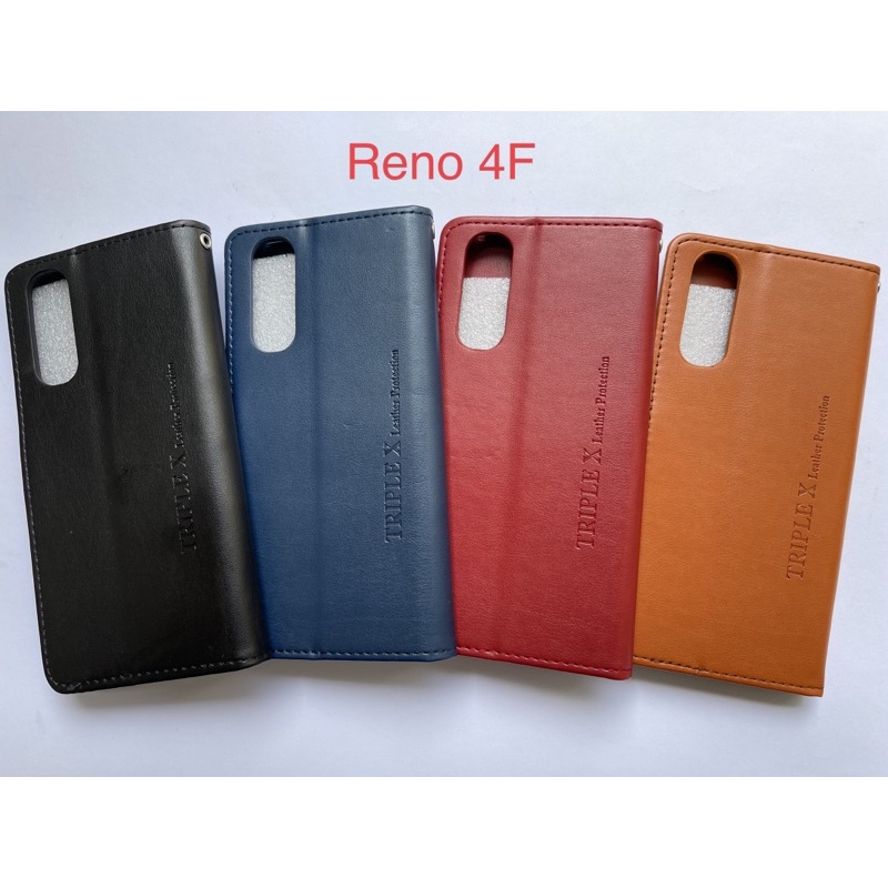 leather Wallet Flip New Reno 4F