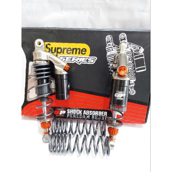 Shockbreker Ride it GP Supreme  Double klik model Shok RCB ,PCX 150, PCX New, MAX  uk 345 cm dan Nmax lama old  UK 330  Double klik Rebron dan suspensi berfungsi