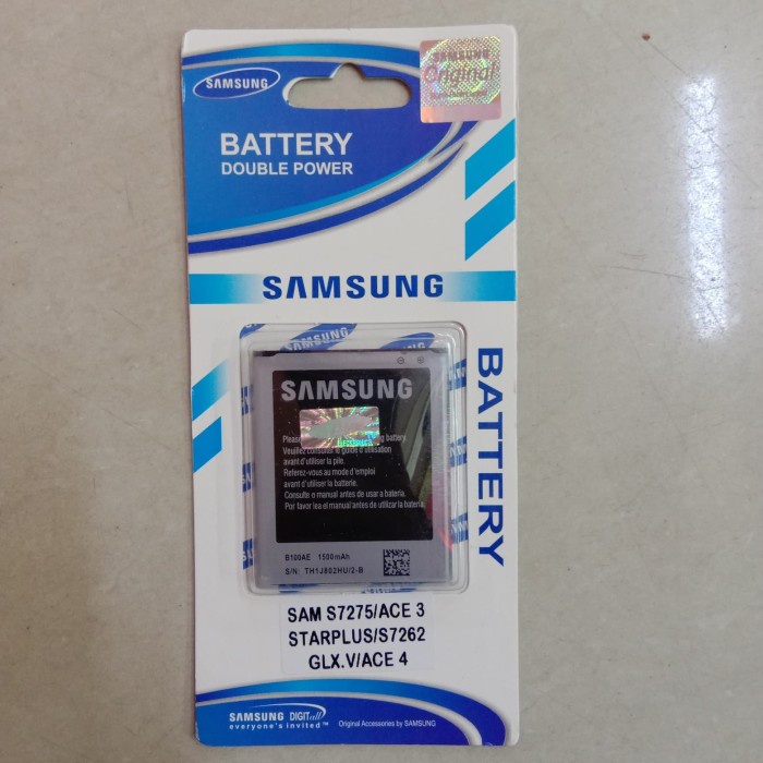 Baterai Samsung S7275/ACE 3/STARPLUS/S7262 GLX. VIACE 4