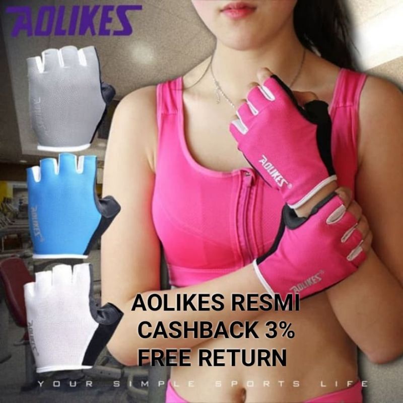 Sarung Tangan Gym Fitness Gloves Handwrap