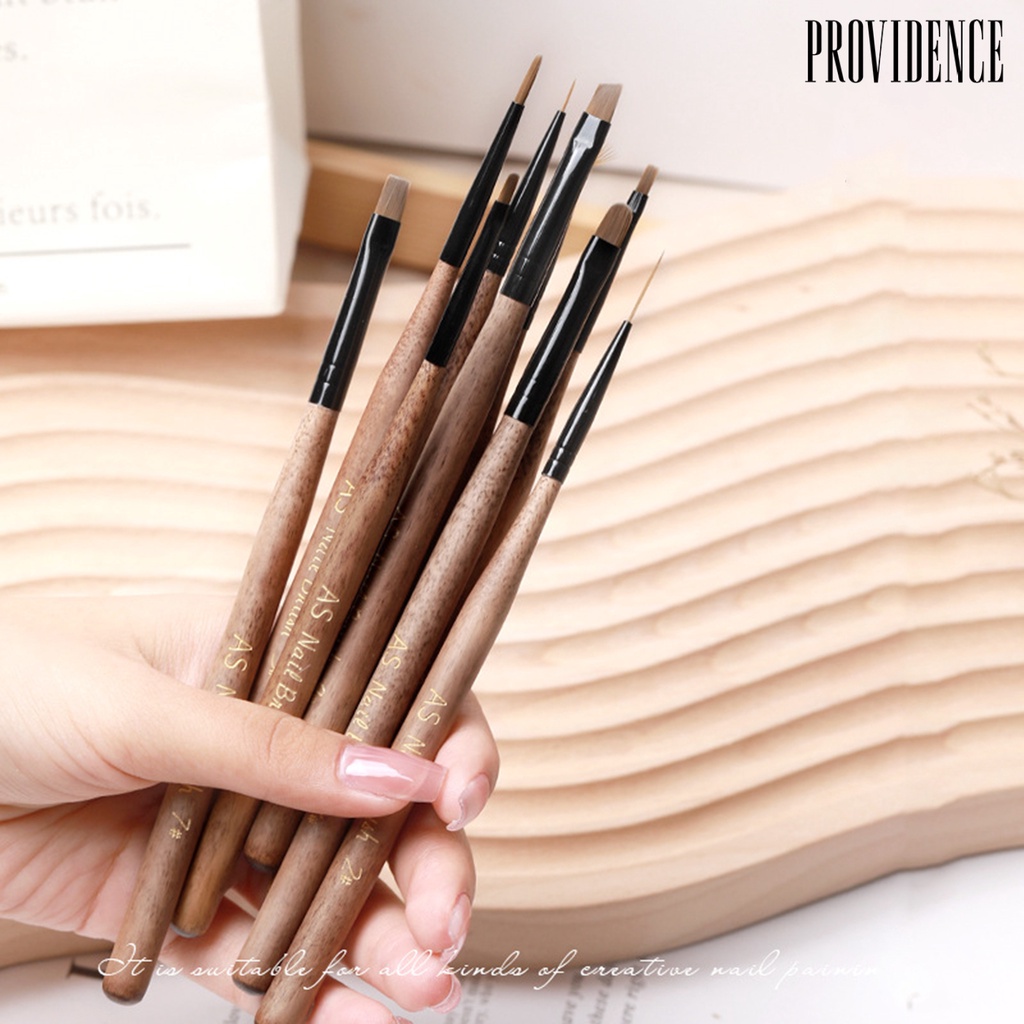 Providence Brush Liner Kuku Anti Slip Reusable Untuk Manicure / Nail Art Diy