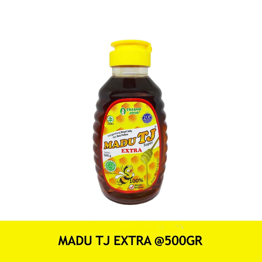 

Madu TJ Super 500 gr ( dengan tambahan Royal Jelly dan Bee Pollen)