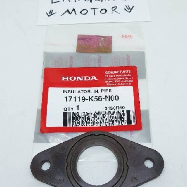 PAKING GASKET INTAKE MANIPOL MANIFOLD INSULATOR SONIC 150 SUPRA GTR