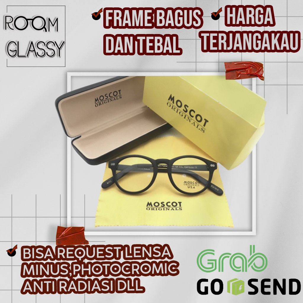 frame kacamata pria wanita  minus moscot  bulat dan moscot lemtosh berkualitas 024