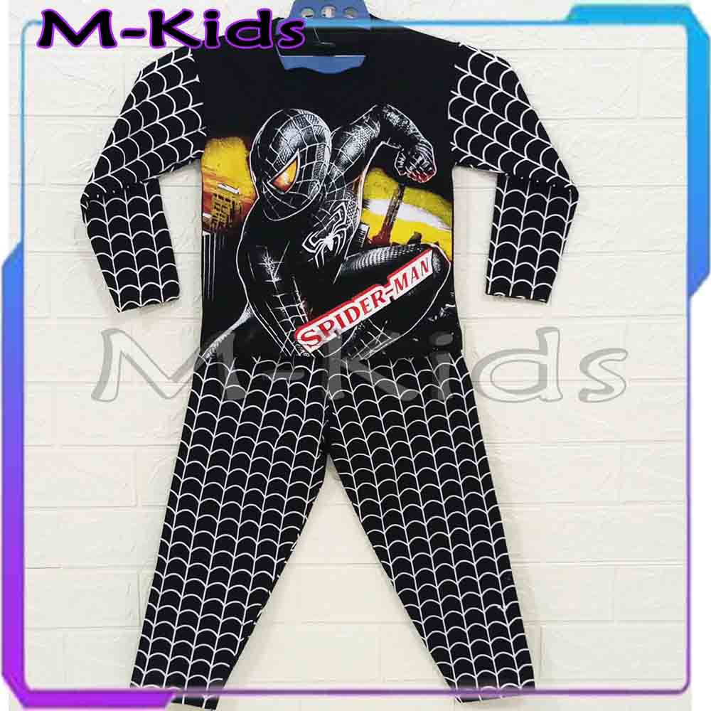 MKids88 - Baju Setelan Anak Laki-Laki Spiderman / Baju Tidur Anak Piyama Spiderman VENOM Superhero