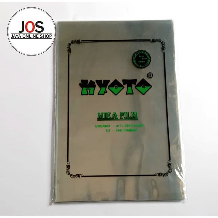 

MIKA FILM MERK KYOTO ISI 100 | MIKA JILID BENING / TRANSPARAN