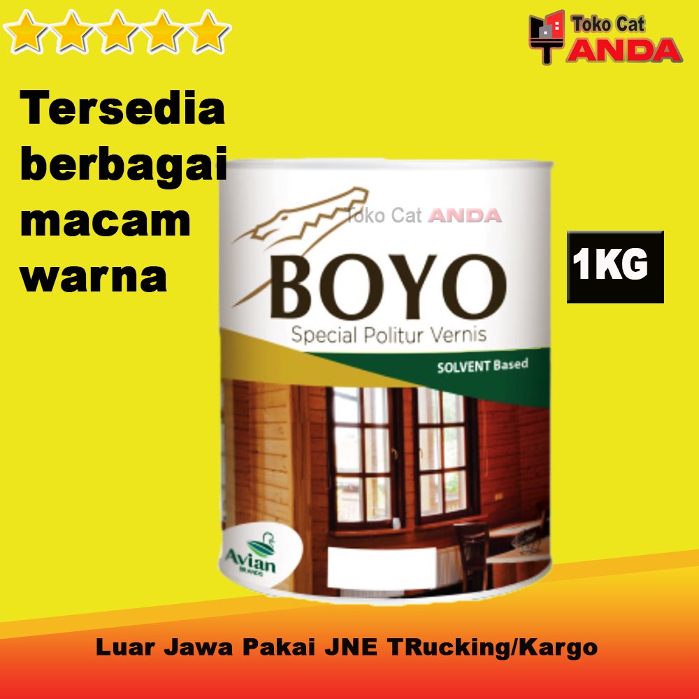 Politur Plitur Boyo Vernish