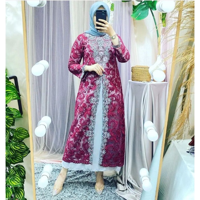Gamis brokat YULIA