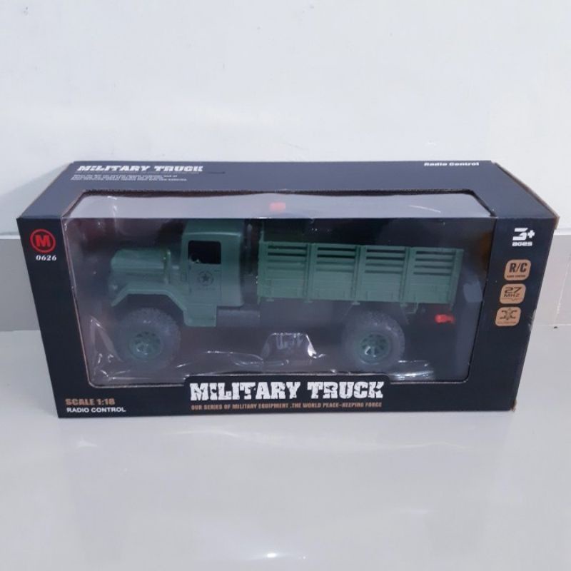 RC CAR TRUK MILITER REMOTE CONTROL - MAINAN MOBIL TRUCK ARMY ANAK LAKI COWOK REMOT KONTROL BATRE CAS