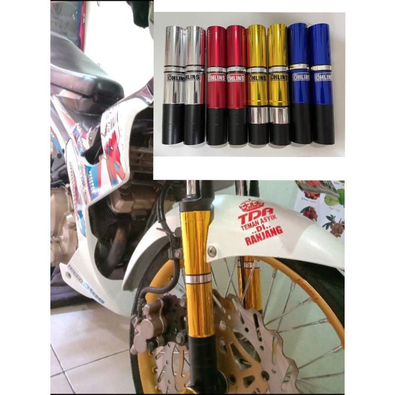 cover shock depan Suzuki Satria Fu pelindung shockbreaker Satria aksesoris Satria Fu