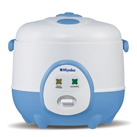 1mked2 Miyako Magic Com Mini 0.6 Liter Mcm 606 A / Mejikom / Magic Jar Murah - Biru Dr5Rdr