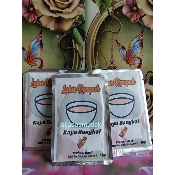 lulur rempah kayu bangkal ori 10gr