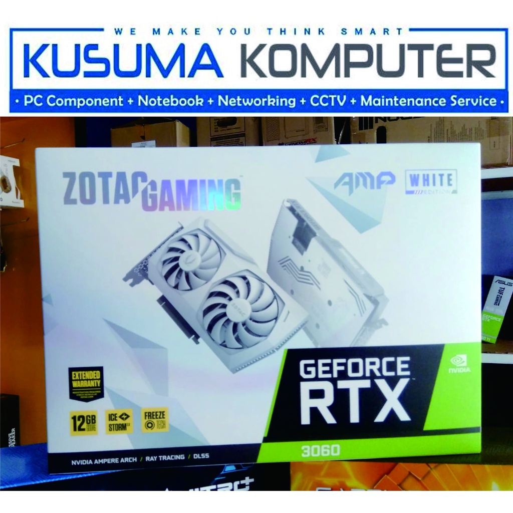 ZOTAC GAMING GeForce RTX 3060 AMP White Edition 12GB GDDR6 ZT-A30600F-10P