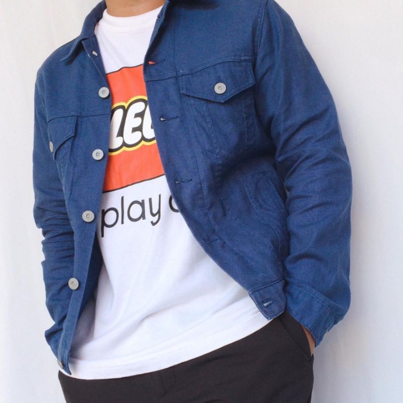 Jaket Trucker JOURNAL STANDARD Type 3 Biru