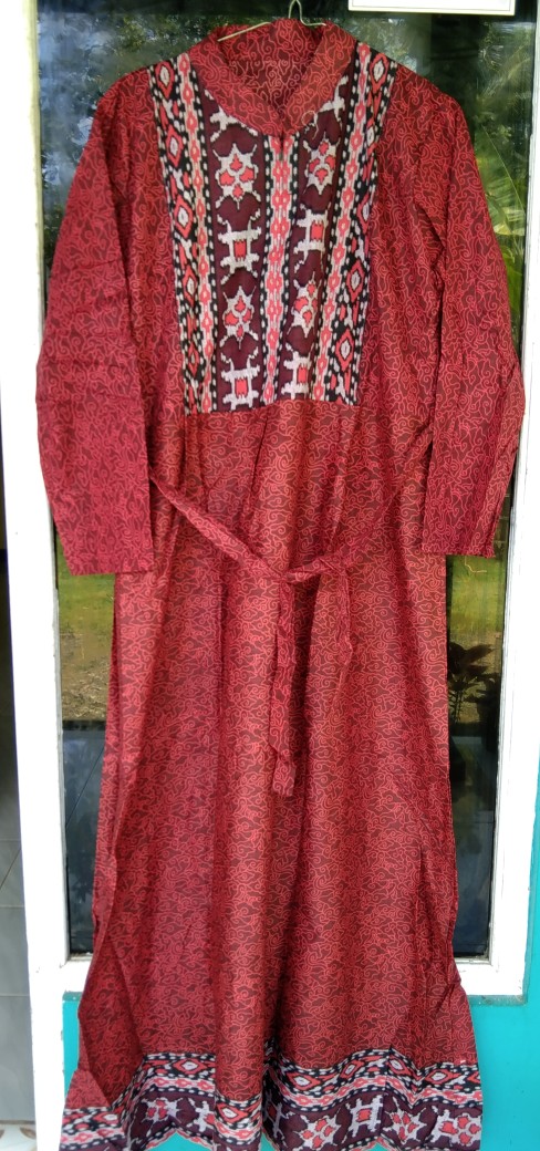 Batik Couple Keluarga Bestseller Termurah Motif Megamendung Merah