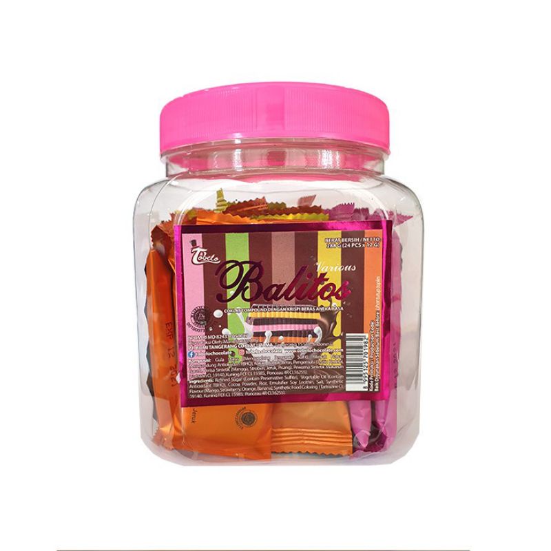 Cokelat Tobelo Balitos Various Toples Balitos Jar
