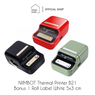Hygga Home Niimbot B21 Mini Wireless Portable Label Thermal Printer