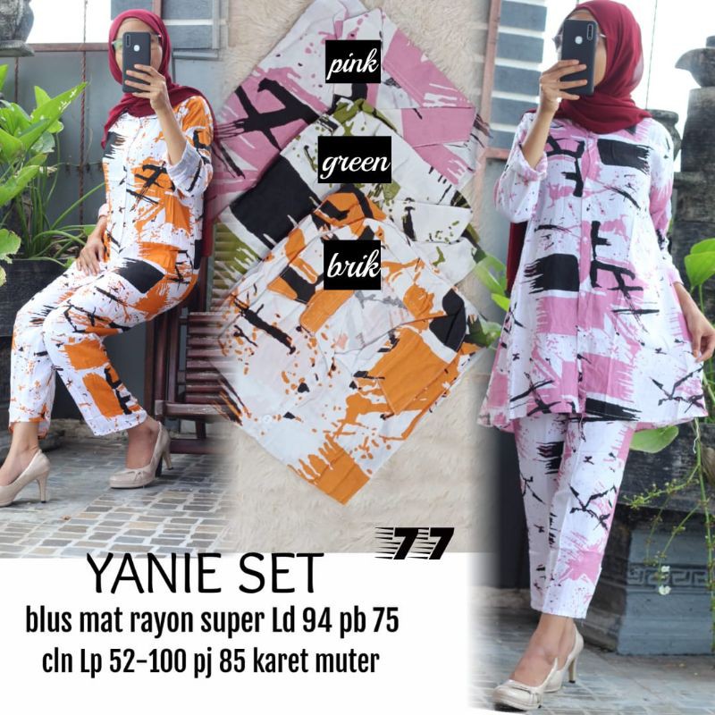 SETELAN YANIE BAHAN RAYON