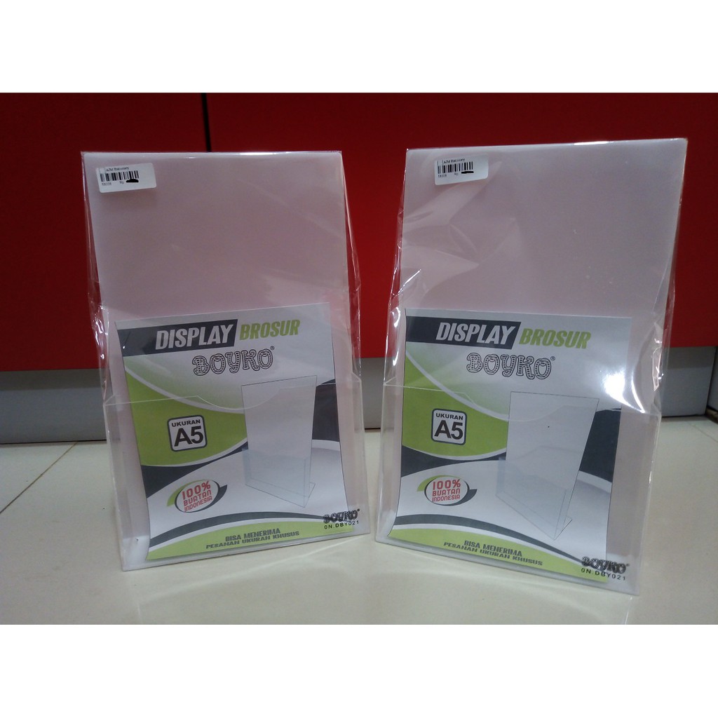 

ACRYLIC DISPLAY BROSUR A5 MODEL LEAN MERK BOYKO