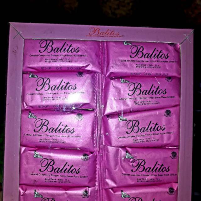 

Coklat Balitos 1pak Isi 20biji