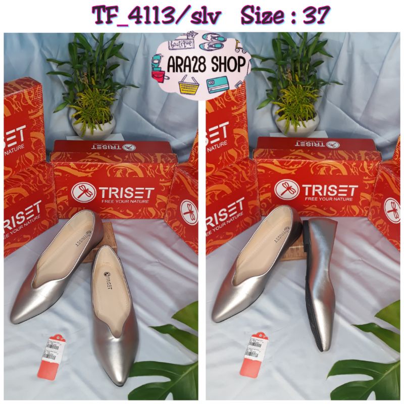 TRISET /TRISET SHOES/SEPATU WANITA/SANDAL WANITA/SEPATU FLAT/FLAT SHOES/SLIP ON/SEPATU NATAL