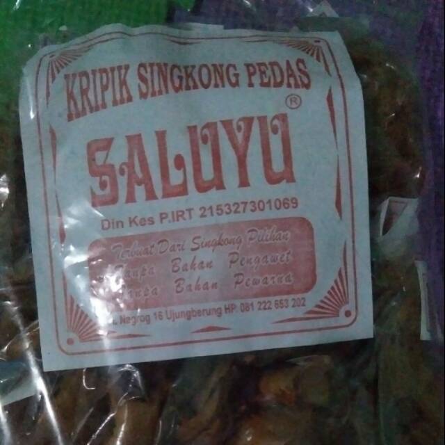 

keripik singkong pedas saluyu