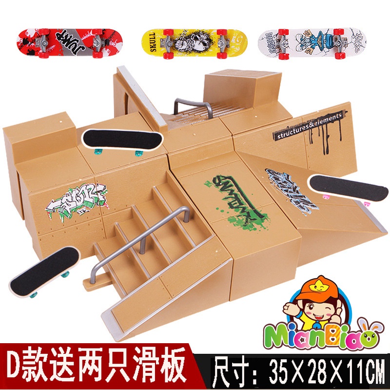 Set Mainan Skateboard Jari Profesional