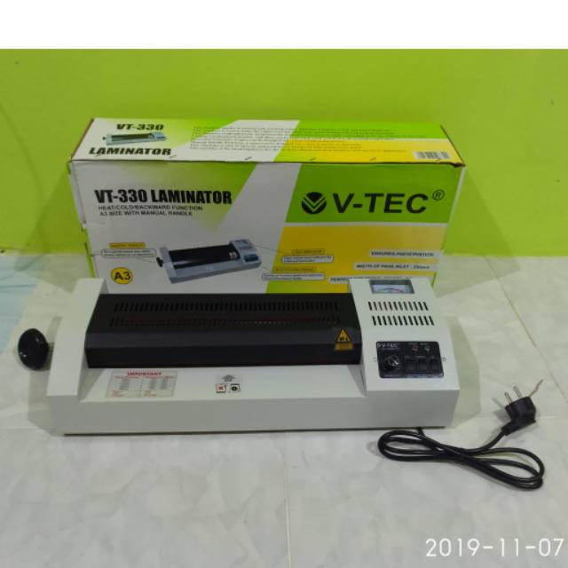 

Mesin laminating handle VTEC vt-330 A3